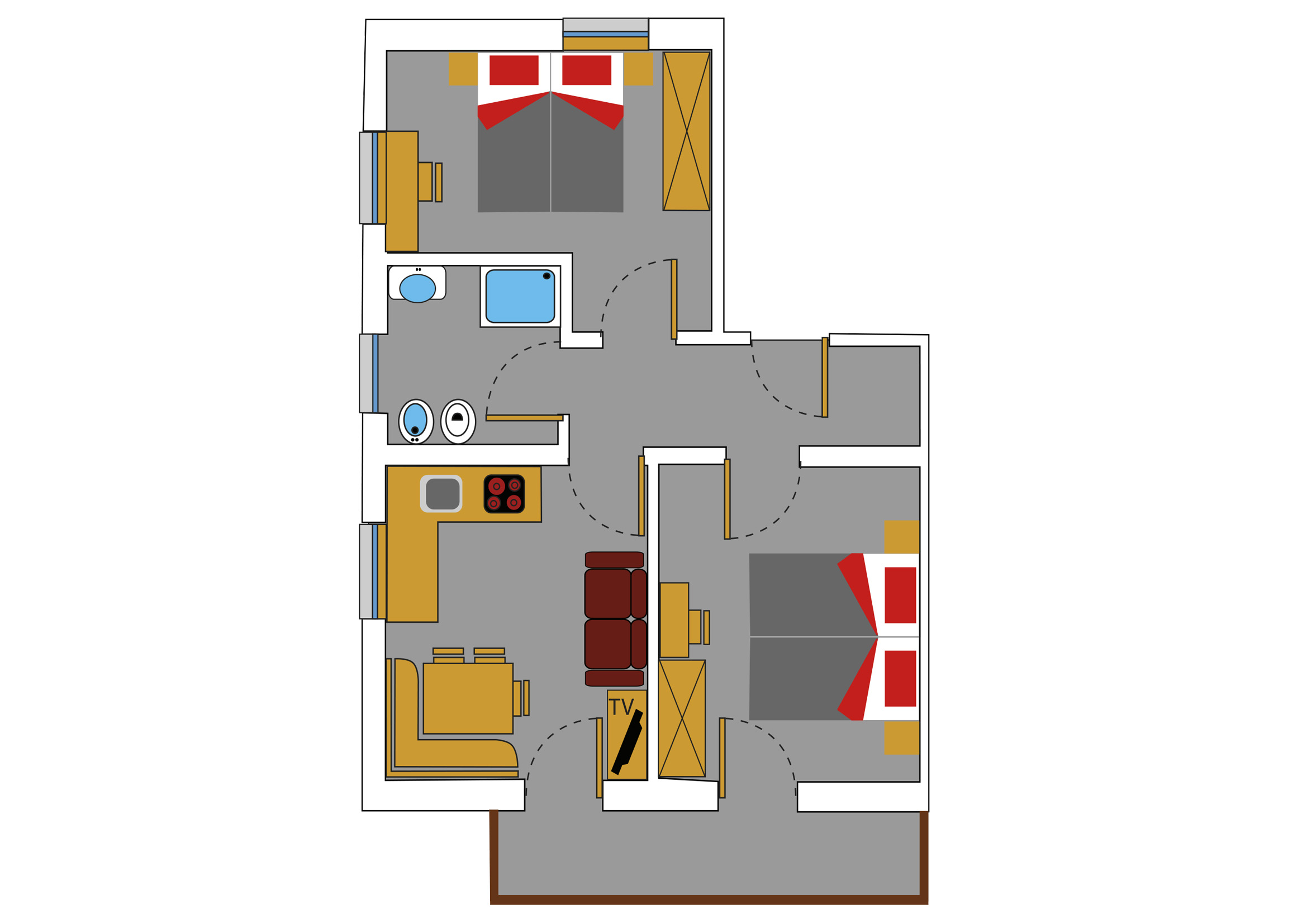 plan cuca Ortisei Val Gardena